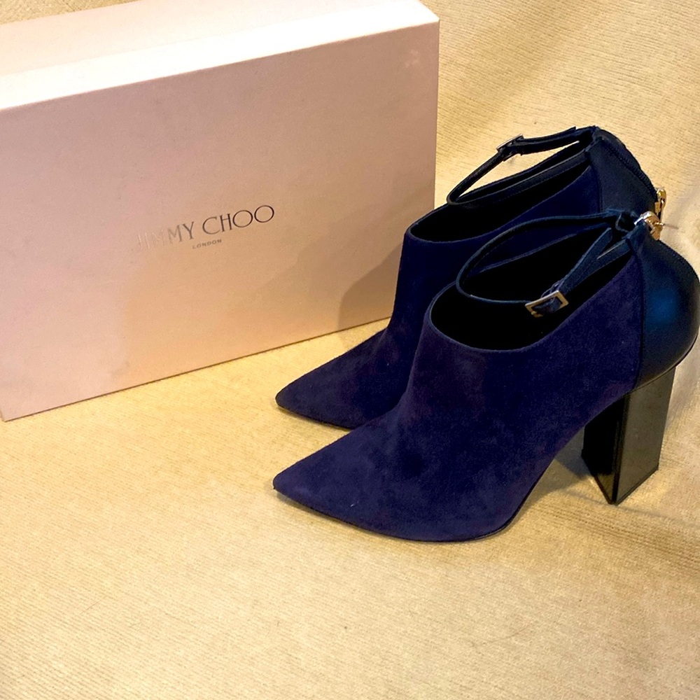 Jimmy Choo Vanish Suede Booties